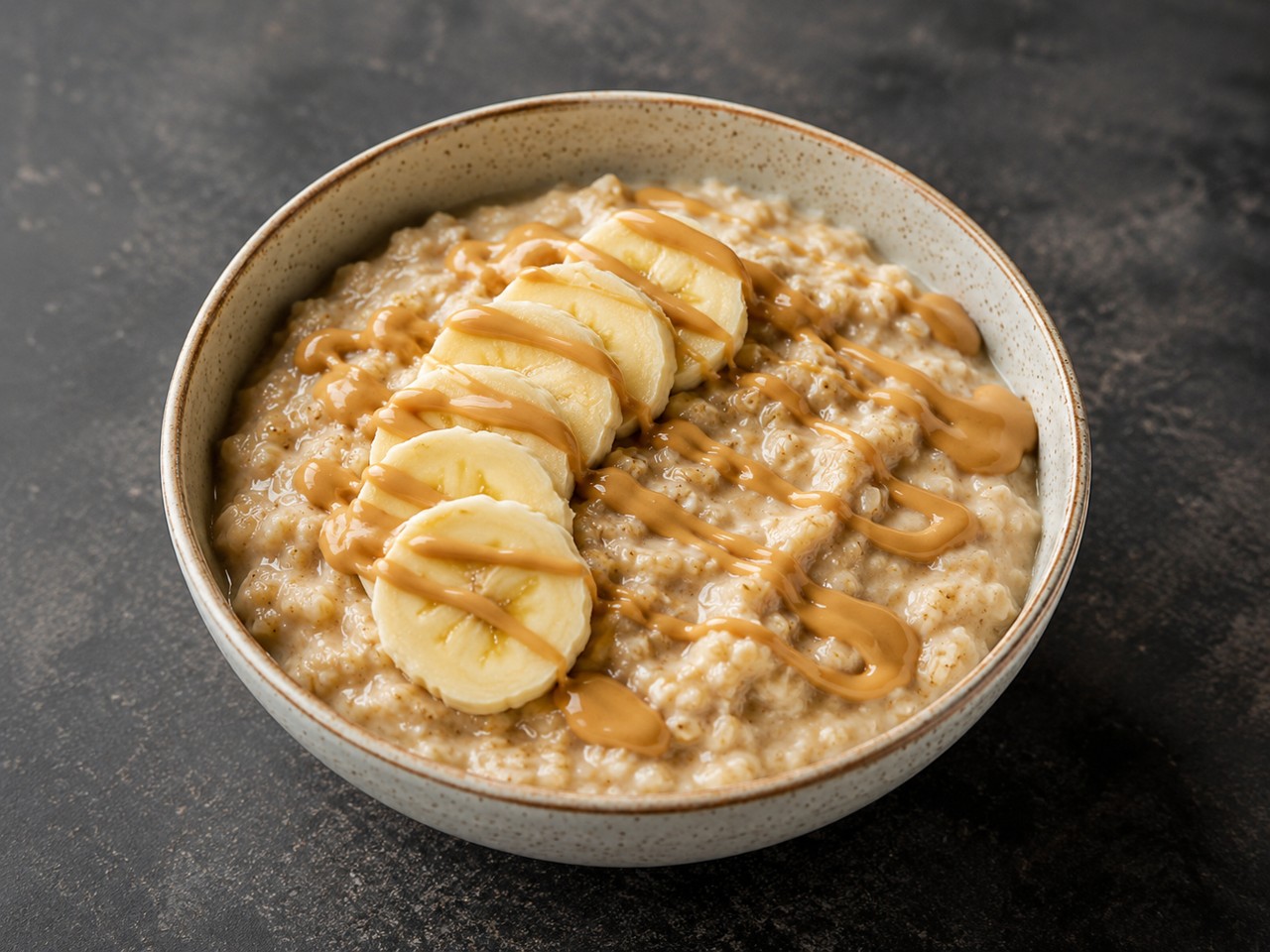Protein oatmeal with banana